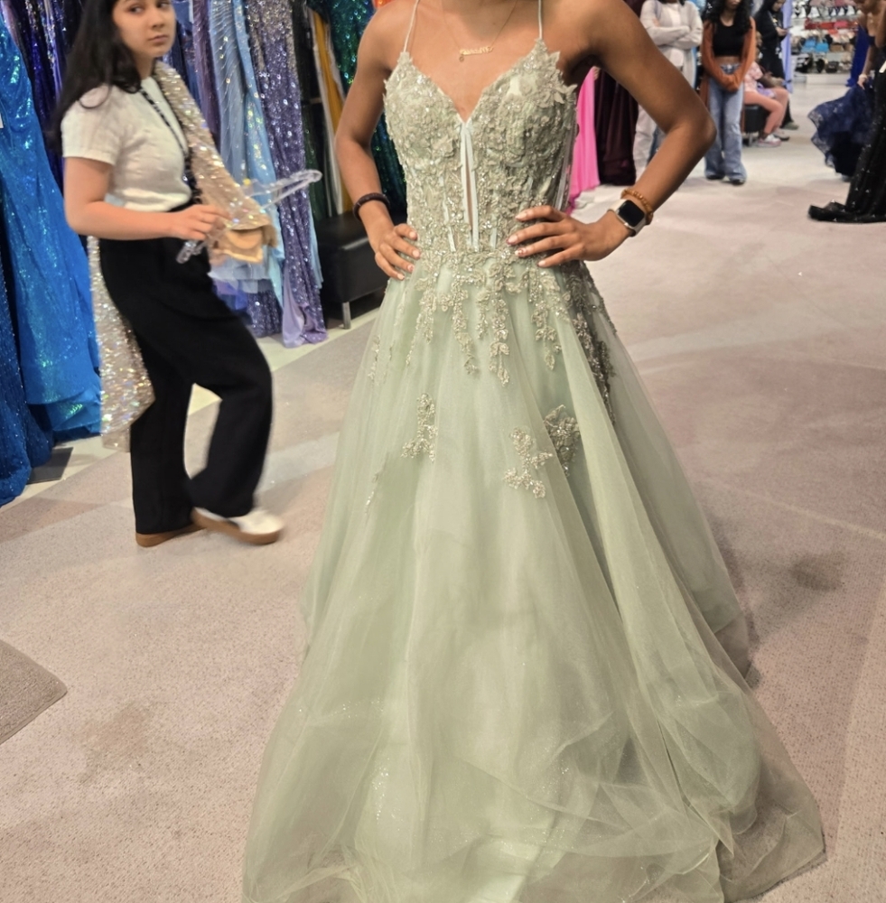 Mint Green Prom Dress